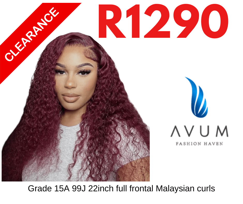 22inch 99j Malaysian full frontal - Avum Fashion Haven