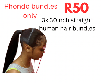 3*30inch straight human hair bundles - Avum Fashion Haven