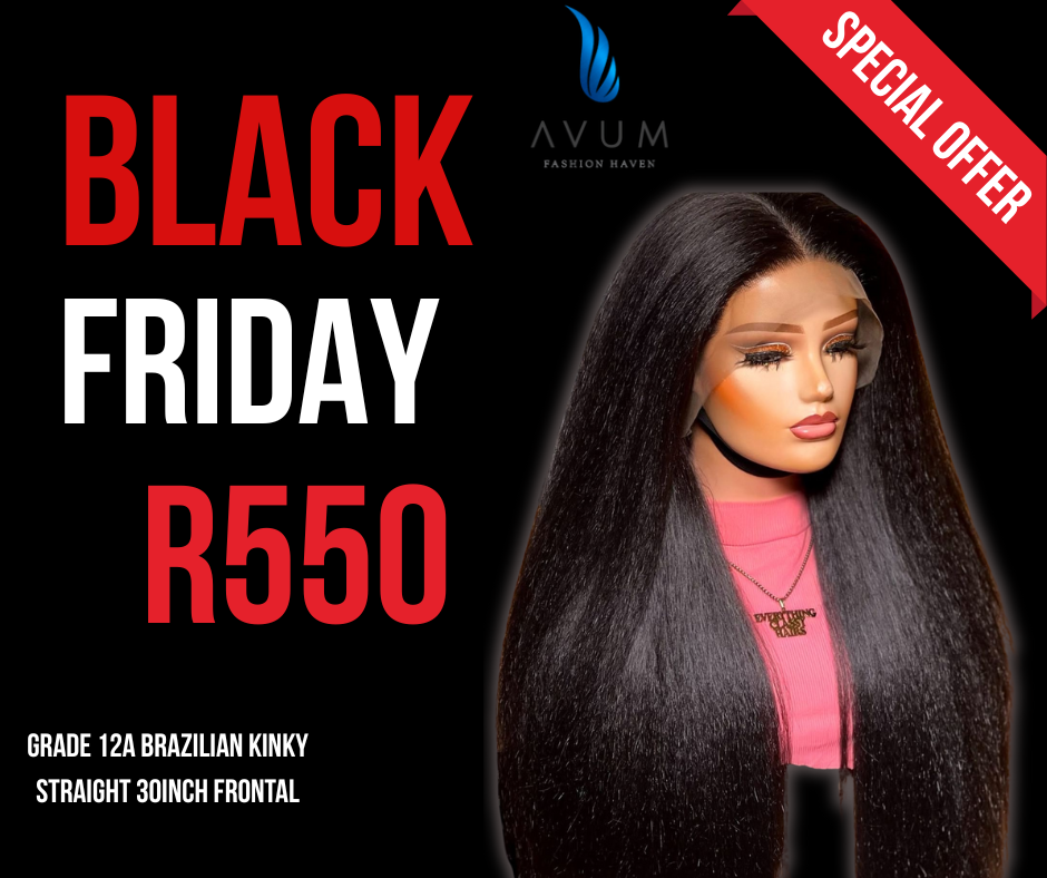 Grade 12A Tfrontal 30inch kinky straight