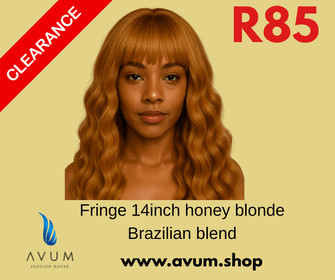Brazilian blend 14inch fringe loose wave - Avum Fashion Haven