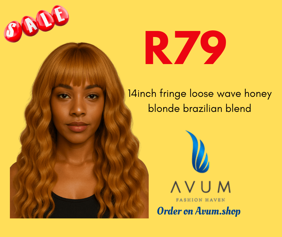 Fringe loose wave 14inch Brazilian blend - Avum Fashion Haven