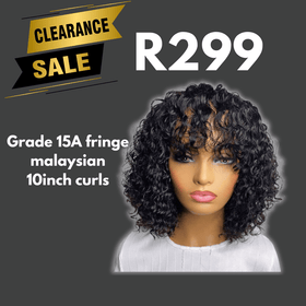 Fringe Malaysian 10inch - Avum Fashion Haven