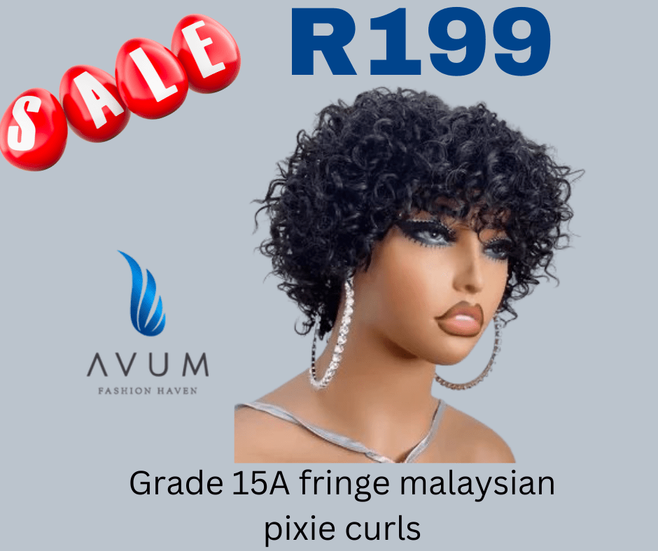 Fringe Malaysian pixie - Avum Fashion Haven