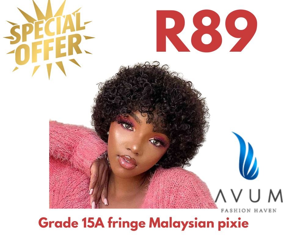 Fringe Malaysian pixie - Avum Fashion Haven