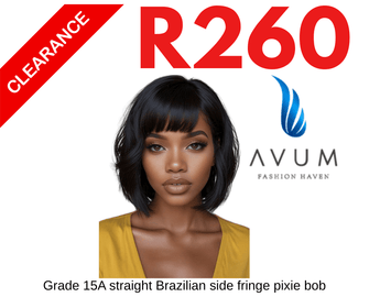 Fringe pixie bob - Avum Fashion Haven