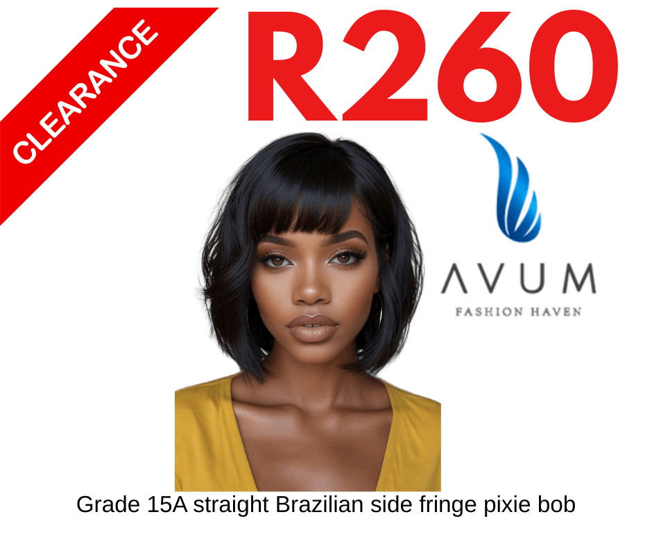 Fringe pixie bob - Avum Fashion Haven