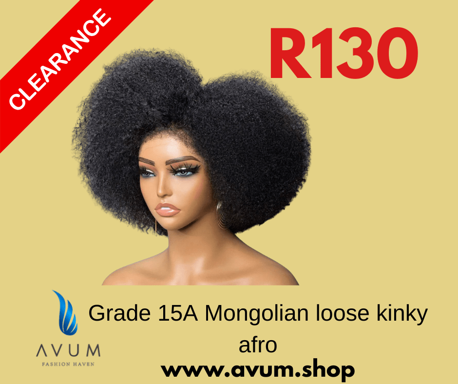 Kinky loose Afro - Avum Fashion Haven