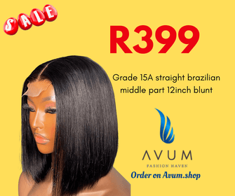 Middle 12inch straight blunt - Avum Fashion Haven