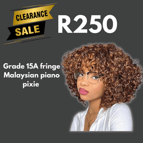 Piano fringe Malaysian pixie - Avum Fashion Haven