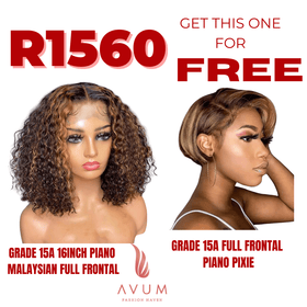 Piano Malaysian 16inch full frontal+ free piano full frontal pixie - Avum Fashion Haven