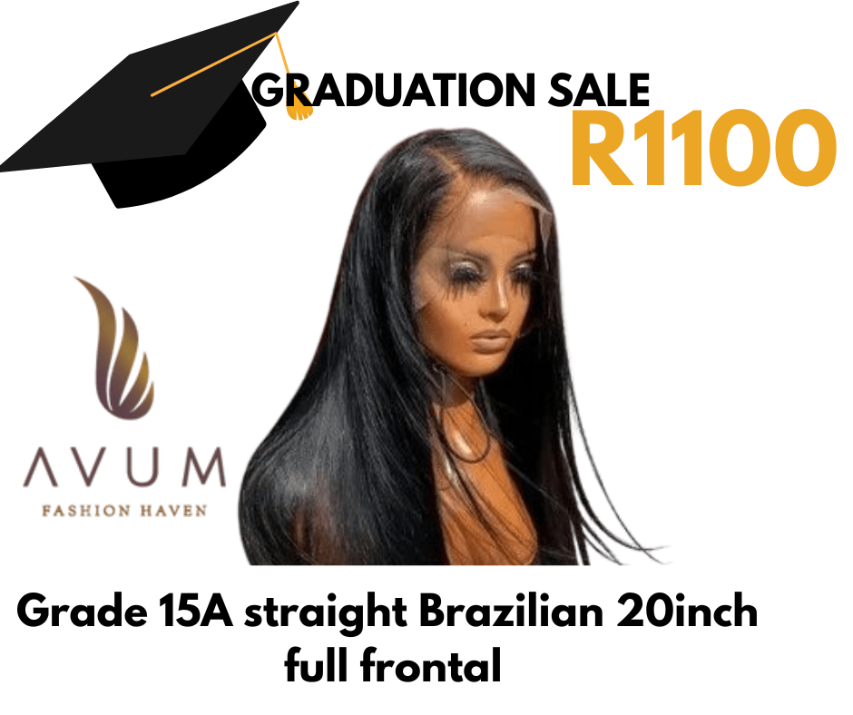Straight 20inch full frontal - Avum Fashion Haven